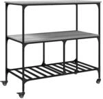 vidaXL K&uuml;chenwagen Grau Sonoma 100x50x95 cm Holzwerkstoff 842309
