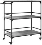 vidaXL K&uuml;chenwagen Grau Sonoma 100,5x50x105 cm Holzwerkstoff 842334