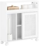 SoBuy Nischenregal Nischenschrank mit Rollen K&uuml;chenregal Rollwagen 20cm...