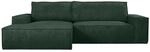 Vente-unique Schlafsofa Amelia Tannengr&uuml;n 267 cm