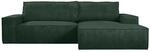 Vente-unique Schlafsofa Amelia Tannengr&uuml;n 267 cm