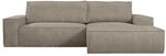 Vente-unique Schlafsofa Amelia Taupe 267 cm