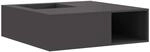 vidaXL Feuerstelle Schwarz 100 x 100 x 30 cm Stahl 859000