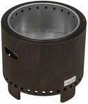 Outsunny Feuerschale Metall Edelstahl Schwarz 45 x 42H cm