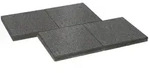 Diephaus Terrassenplatte Mirador armiert Schwarz 40 x 40 x 4 cm