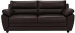 Vente-unique Sofa Ohne Schlafm&ouml;glichkeit Manoa Schokoladenbraun 201 cm