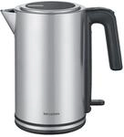Severin Wasserkocher WK 3449 Edelstahl-Schwarz 1,7, 2400 W