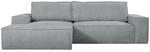 Vente-unique Schlafsofa Amelia Hellgrau 267 cm