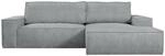 Vente-unique Schlafsofa Amelia Hellgrau 267 cm