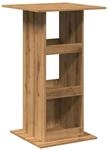vidaXL Bartisch mit Ablagen Artisan-Eiche 60x60x102 cm Holzwerkstoff 854336