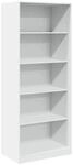 vidaXL Kleiderschrank Wei&szlig; 80x50x200 cm Holzwerkstoff