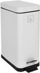 Svita STM10 M&uuml;lleimer Treteimer 10L Mit Inneneimer Softclose-Deckel Wei&szlig;