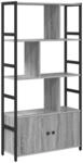 vidaXL B&uuml;cherregal Grau Sonoma 80 x 30 x 155,5 cm Holzwerkstoff 868440