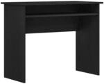 vidaXL Schreibtisch Schwarz Eichen-Optik 90x50x74 cm Holzwerkstoff 862476