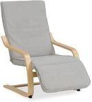 Homestyle4u Relaxsessel mit Fu&szlig;st&uuml;tze Schaukelstuhl Schwingsessel 3128