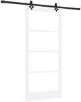 vidaXL Schiebet&uuml;r ORKDAL Wei&szlig; und Schwarz 93 x 202 cm 3332204
