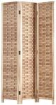 Homestyle4u 3-tlg. Paravent in Braun 120x170 cm 2020