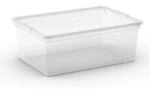 PROREGAL Aufbewahrungsbeh&auml;lter HIPPO mit Deckel HxBxT 15x37x26cm11 Liter Transparent