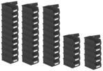 SuperSparSet 40 x Leitf&auml;hige Sichtlagerbox 2.0 Mit Abdeckung HxBxT 7,5 x 10 x...