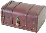 HMF 6401-130 Schatztruhe Schatzkiste Holztruhe Schloss 30 x 20 x 15 cm Spanien