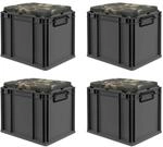 PROREGAL Sparset 4x Eurobox Nextgen Seat Box Camouflage HxBxT 36,5x30x40cm 30 Liter