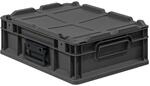 PROREGAL Eurobox Nextgen Portable HxBxT 13,5x30x40cm 11 Liter Schwarz Eurobeh&auml;lter