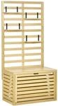 Outsunny Aufbewahrungsbox mit Rankhilfe 80 x 45 x 160cm