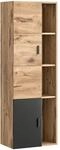 Midischrank 48 cm x 144 cm x 35 cm E001 Eiche