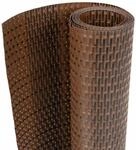 vidaXL Balkon-Sichtschutz Braun und Schwarz 500x90 cm Poly Rattan 156257
