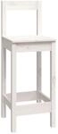 vidaXL 9-tlg. Bar-Set Wei&szlig; Massivholz Kiefer