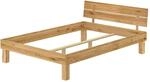 Erst-Holz Vollholzbett Massivholzbett Doppelbett 140x200 cm Eiche Ge&ouml;lt...