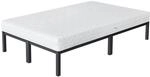ML-Design Metallbett 120x200 cm Anthrazit mit Matratze H 16 cm