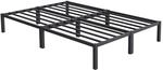 ML-Design Metallbett 140x200 cm auf Stahlrahmen mit Lattenrost Anthrazit Metall