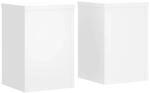 vidaXL Pflanzenst&auml;nder 2 Stk Wei&szlig; 20x20x30 cm Holzwerkstoff 852897