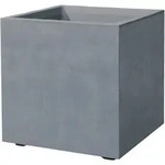 Deroma Pflanztopf Quadro Millenium 25 cm x 25 cm x 25 cm Aschgrau