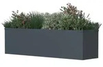 Westmann Pflanzk&uuml;bel Talus Metall M 25 cm x 100 cm x 27 cm Anthrazit