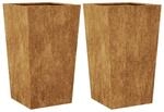 vidaXL Pflanzk&uuml;bel 2 Stk 45x45x75 cm Wetterfester Stahl 851107