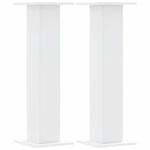 vidaXL Pflanzenst&auml;nder 2 Stk Wei&szlig; 30x30x95 cm Holzwerkstoff 3307873