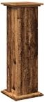 vidaXL Postament mit Stauraum Altholz-Optik 31x30x90 cm Holzwerkstoff 854614