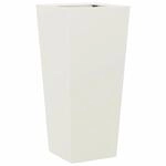 vidaXL Pflanzk&uuml;bel Wei&szlig; 35x35x75 cm Stahl 851082
