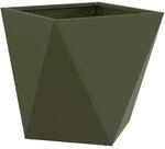 vidaXL Pflanzk&uuml;bel Olive Gr&uuml;n 40 x 40 x 40 cm Stahl 883828