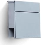 Radius Design GmbH Briefkasten Letterman 6 Silber RAL9006 mit Zeitungsfach inkl.
