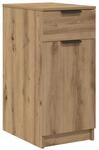 vidaXL B&uuml;roschrank Artisan-Eiche 33x50x75 cm Holzwerkstoff 856998
