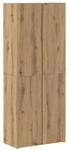 vidaXL B&uuml;roschrank Artisan-Eiche 70 x 32 x 77,5 cm Holzwerkstoff 3365559