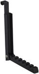 Relaxdays Klapphaken Eisen Holz Schwarz Klappbar 21 cm x 2,5 cm x 18 cm 0,15 kg