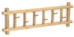 Zeller Wandgarderobe Bambus 68 cm x 2,5 cm x 22 cm