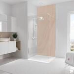 Schulte Duschr&uuml;ckwand Softtouch DecoDesign 255 cm x 100 cm Sandstein-Beige