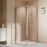 Breuer Seitenwand Rechts Elana 2.0 Pendelt&uuml;r Sicherheitsglas 200 x 100 cm Chrom