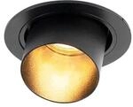 QAZQA Modernes Rundes Einbaudownlight Neigbar Schwarz Installa