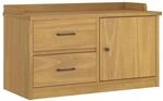 vidaXL Flurbank SANDNES 87x40x50 cm Massivholz Kiefer 4010464